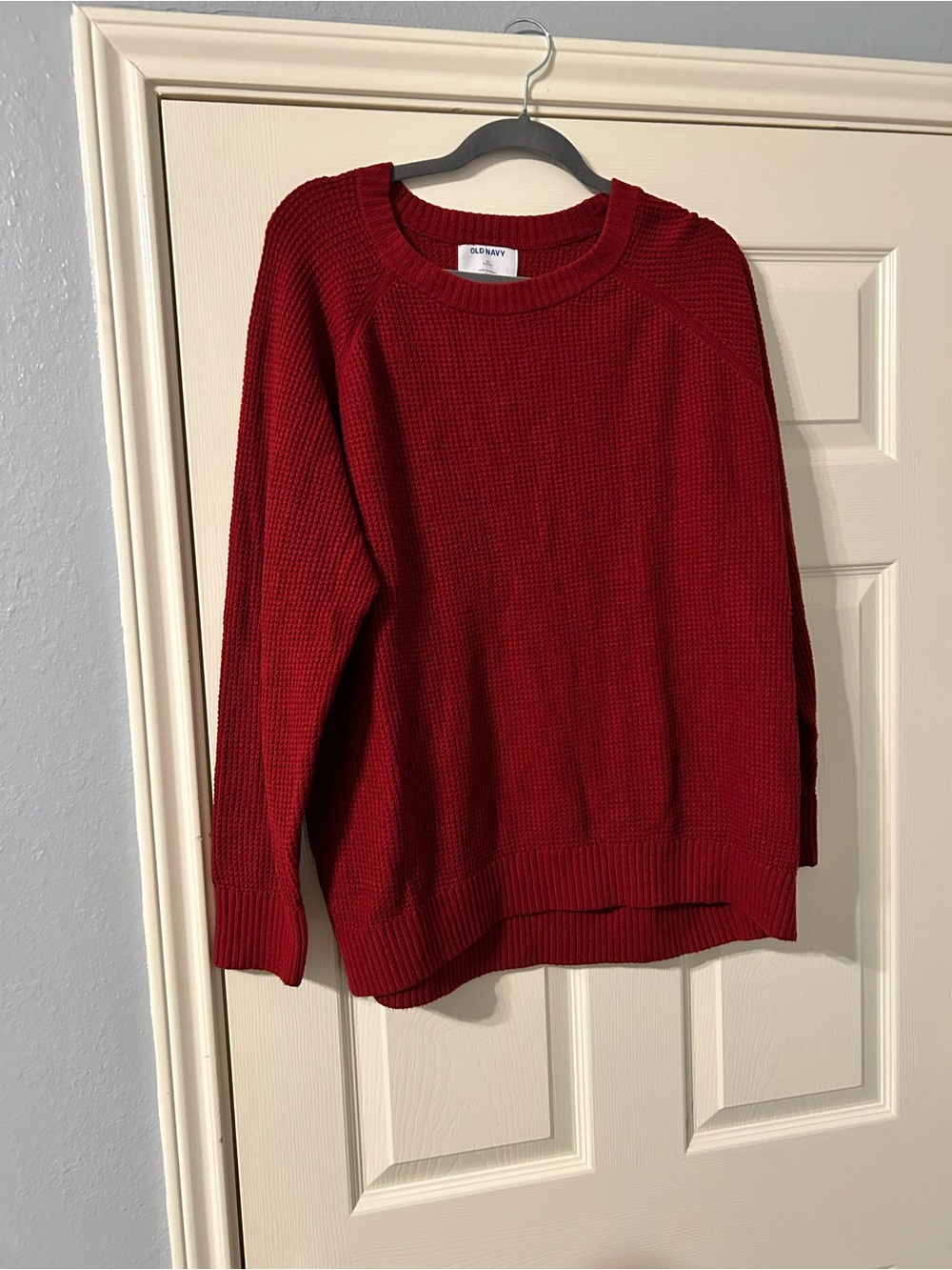 Old Navy Women's Brick Red Crewneck Sweater